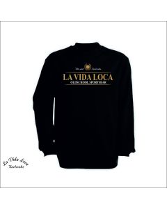 Sweat-Shirt "La Vida Loca - Oldschool Sportsbar", schwarz