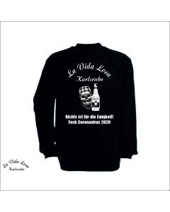 Sweat-Shirt "Fuck Coronavirus", schwarz